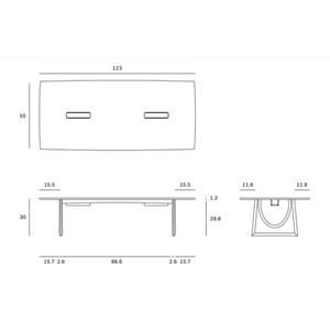 Geometric Meeting Table