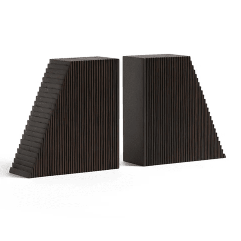 Grooves Book Ends (Set of 2) Accessories Ethnicraft 