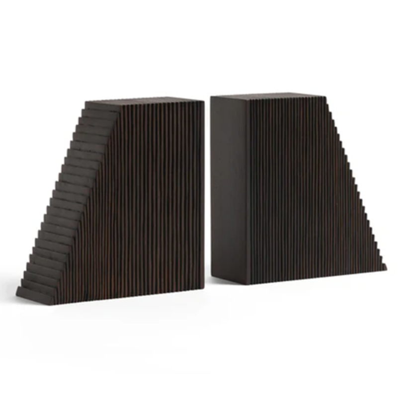 Grooves Book Ends (Set of 2)