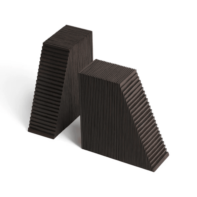 Grooves Book Ends (Set of 2) Accessories Ethnicraft 