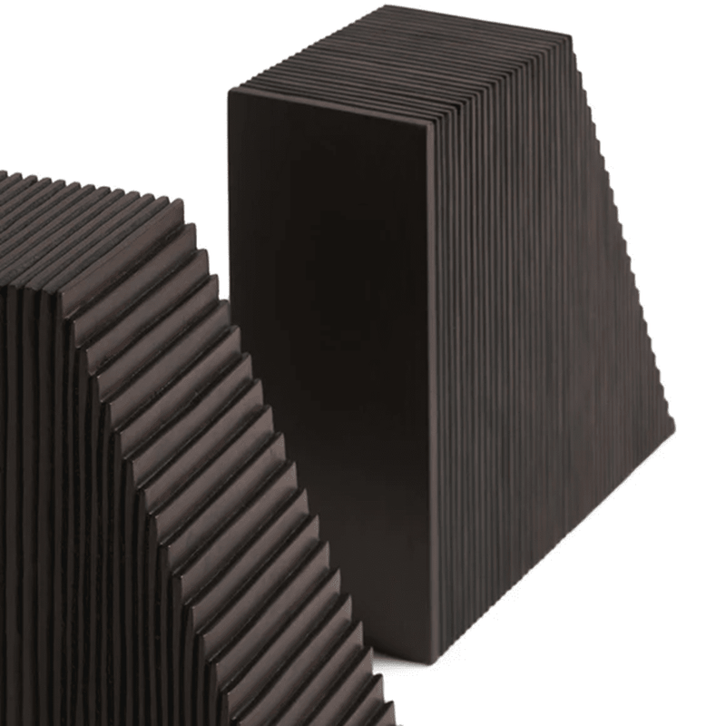 Grooves Book Ends (Set of 2) Accessories Ethnicraft 