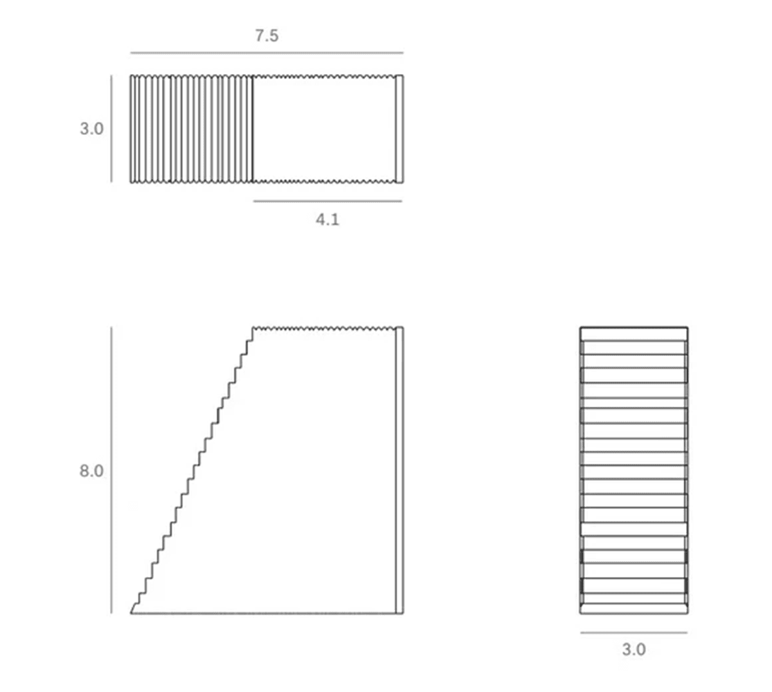 Grooves Book Ends (Set of 2) Accessories Ethnicraft 