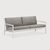 Jack Aluminium Outdoor Sofa Sofa Ethnicraft Mocha 