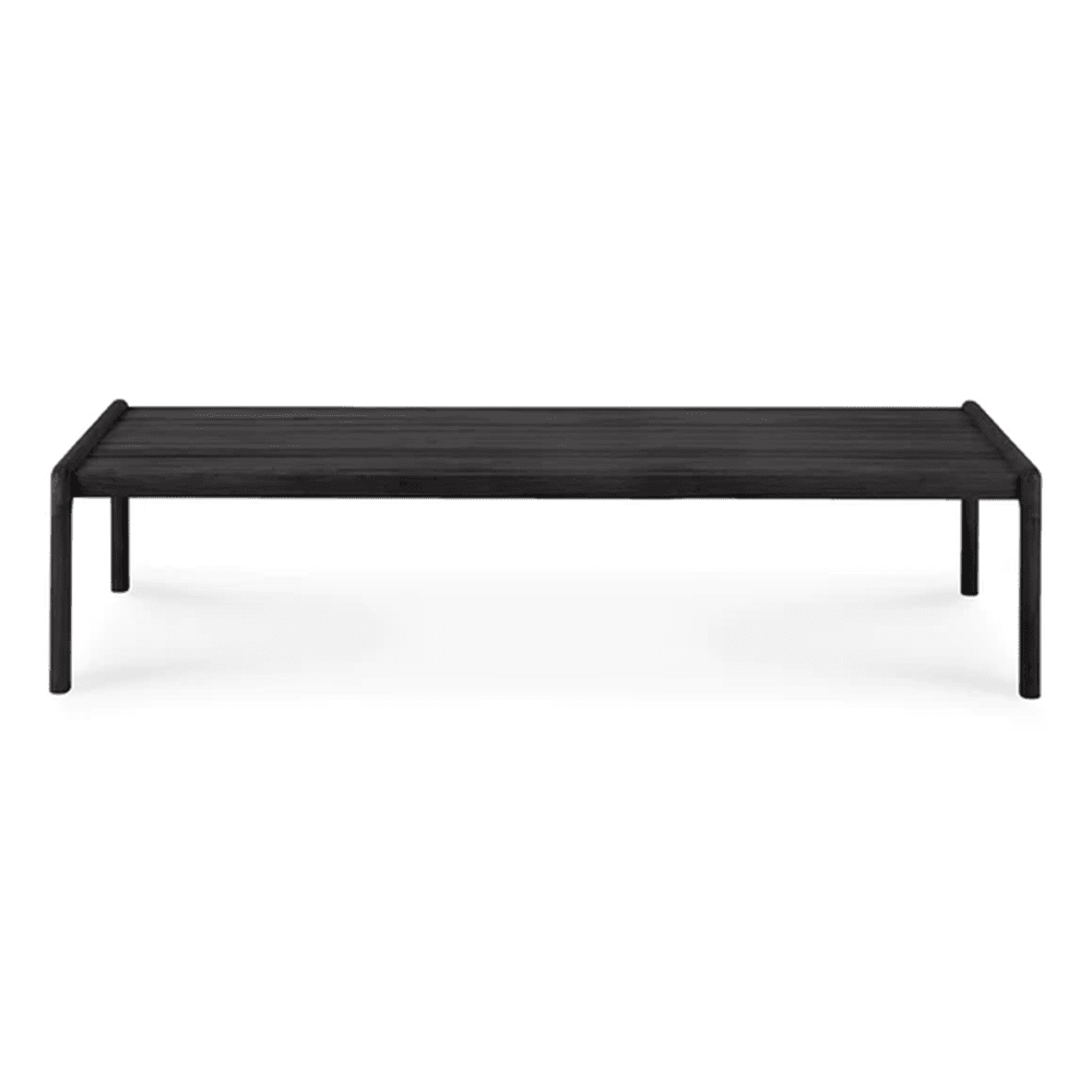 Jack Outdoor Coffee Table Outdoors Ethnicraft Teak Black Large 