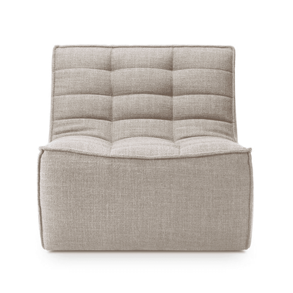 N701 - 1 Seater Sofa Module Sofa Ethnicraft Beige Standard Fabric 