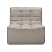 N701 - 1 Seater Sofa Module Sofa Ethnicraft Ecru Eco Fabric 
