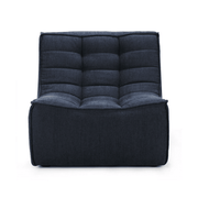 N701 - 1 Seater Sofa Module Sofa Ethnicraft Graphite Eco Fabric 