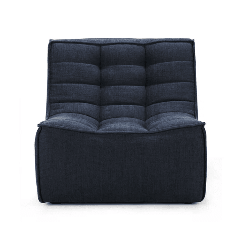 N701 - 1 Seater Sofa Module Sofa Ethnicraft Graphite Eco Fabric 