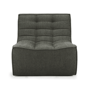 N701 - 1 Seater Sofa Module Sofa Ethnicraft Moss Eco Fabric 