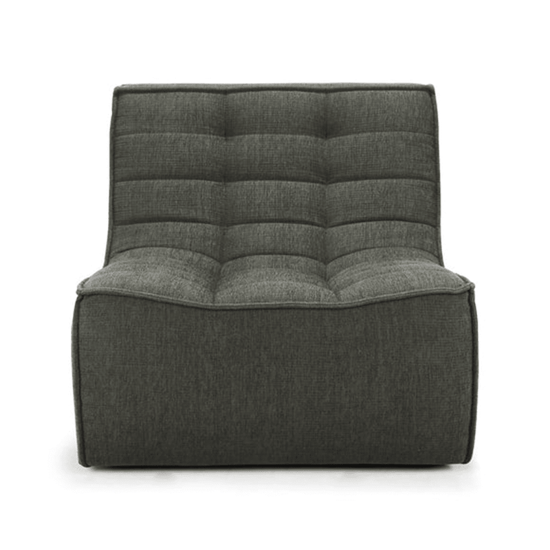 N701 - 1 Seater Sofa Module Sofa Ethnicraft Moss Eco Fabric 