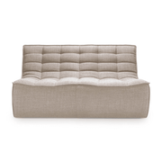 N701 - 2 Seater Sofa Module Sofa Ethnicraft Beige Standard Fabric 