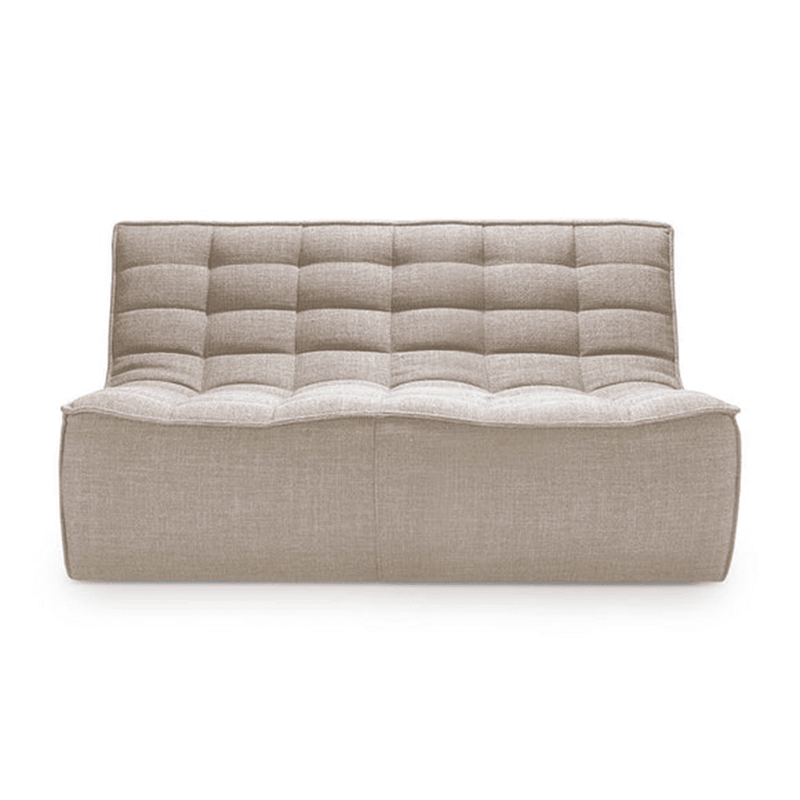 N701 - 2 Seater Sofa Module Sofa Ethnicraft Beige Standard Fabric 