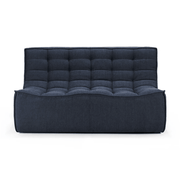 N701 - 2 Seater Sofa Module Sofa Ethnicraft Graphite Eco Fabric 