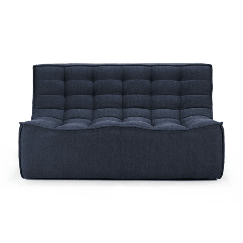 N701 - 2 Seater Sofa Module Sofa Ethnicraft Graphite Eco Fabric 
