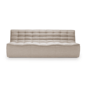 N701 - 3 Seater Sofa Module Sofa Ethnicraft Beige Standard Fabric 