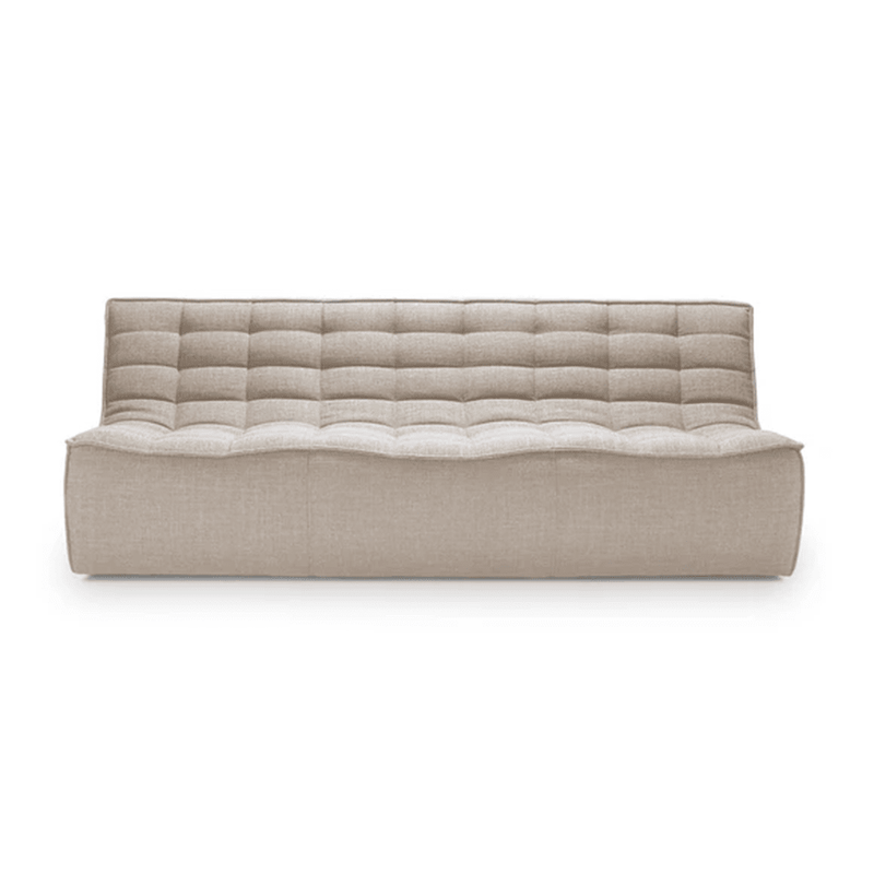 N701 - 3 Seater Sofa Module Sofa Ethnicraft Beige Standard Fabric 