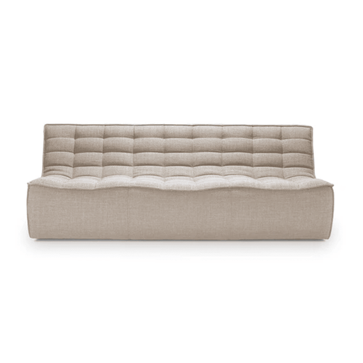 N701 - 3 Seater Sofa Module Sofa Ethnicraft Beige Standard Fabric 