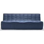 N701 - 3 Seater Sofa Module Sofa Ethnicraft Blue Standard Fabric 