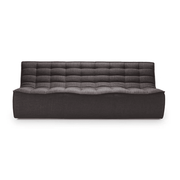 N701 - 3 Seater Sofa Module Sofa Ethnicraft Dark Grey Standard Fabric 