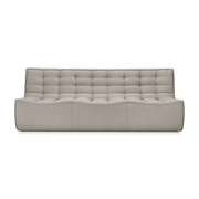 N701 - 3 Seater Sofa Module Sofa Ethnicraft Ecru Eco Fabric 