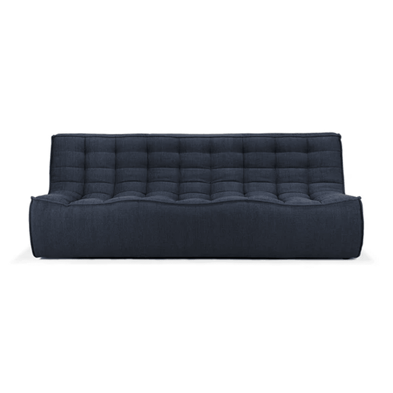 N701 - 3 Seater Sofa Module Sofa Ethnicraft Graphite Eco Fabric 