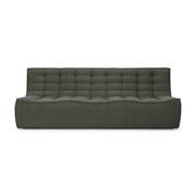 N701 - 3 Seater Sofa Module Sofa Ethnicraft Moss Eco Fabric 