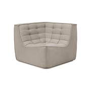 N701 Sofa - Corner Sofa Ethnicraft Ecru Eco Fabric 