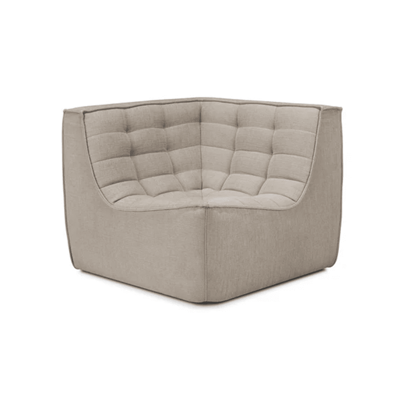 N701 Sofa - Corner Sofa Ethnicraft Ecru Eco Fabric 