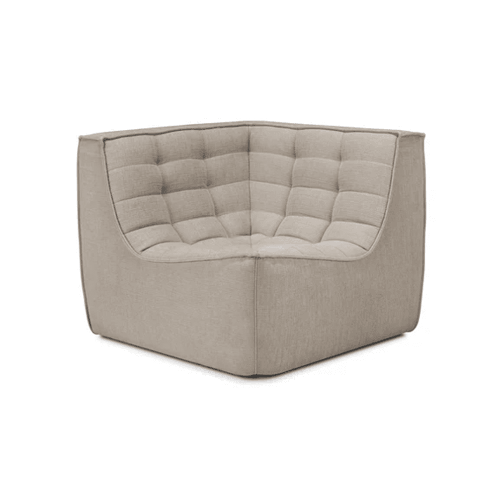 N701 Sofa - Corner Sofa Ethnicraft Ecru Eco Fabric 