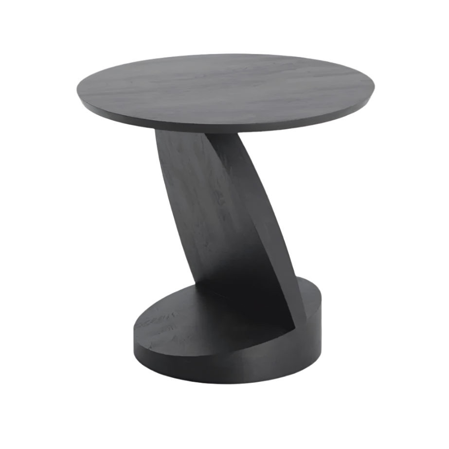 Oblic Side Table side table Ethnicraft Teak Black 