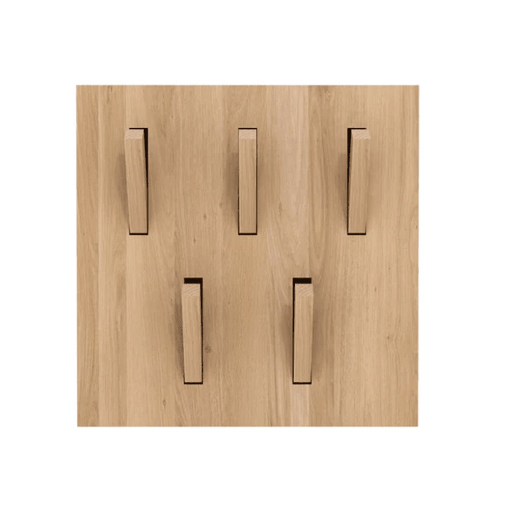 Utilitile Hooked storage Ethnicraft Oak 