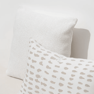 White Boucle Light Outdoor Cushion Outdoors Ethnicraft 