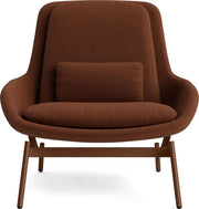 Field Lounge Chair lounge chair BluDot Maharam Mode in Pathway w/ Rust base 