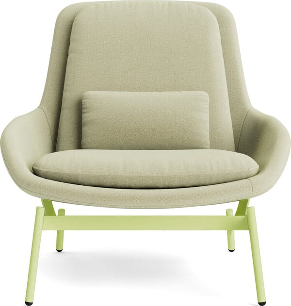 Field Lounge Chair lounge chair BluDot Maharam Mode in Yucca w/ Celery base 