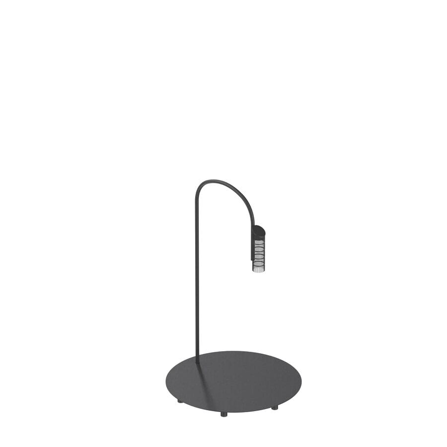 Caule Nest Floor Lamp Wall Lights Flos Black 31.5"H 2700K