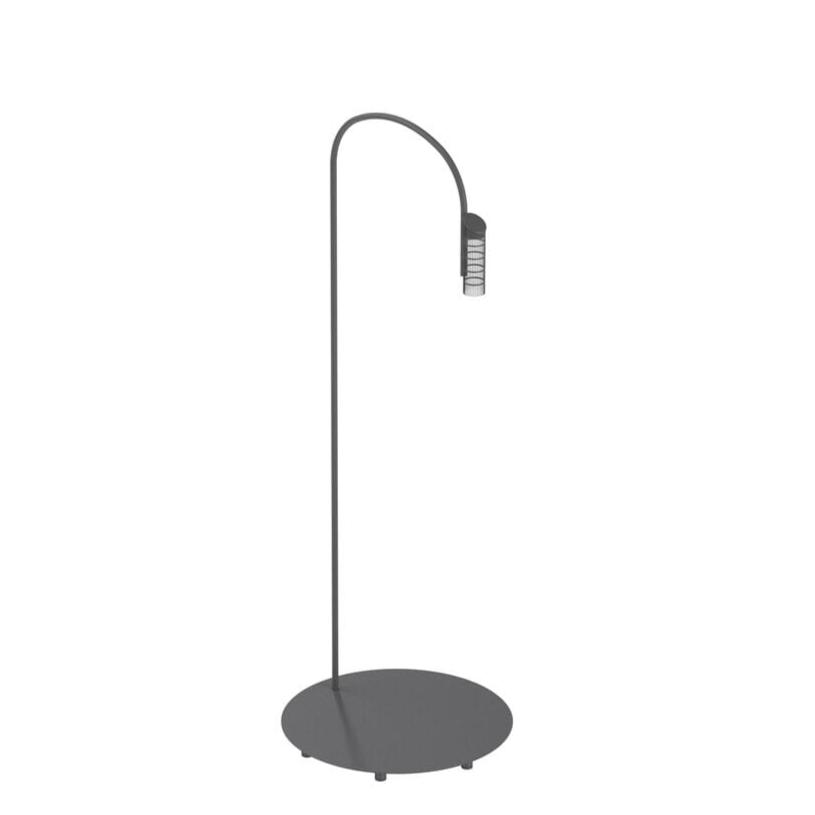 Caule Nest Floor Lamp Wall Lights Flos Anthracite 57.1&quot;H 2700K