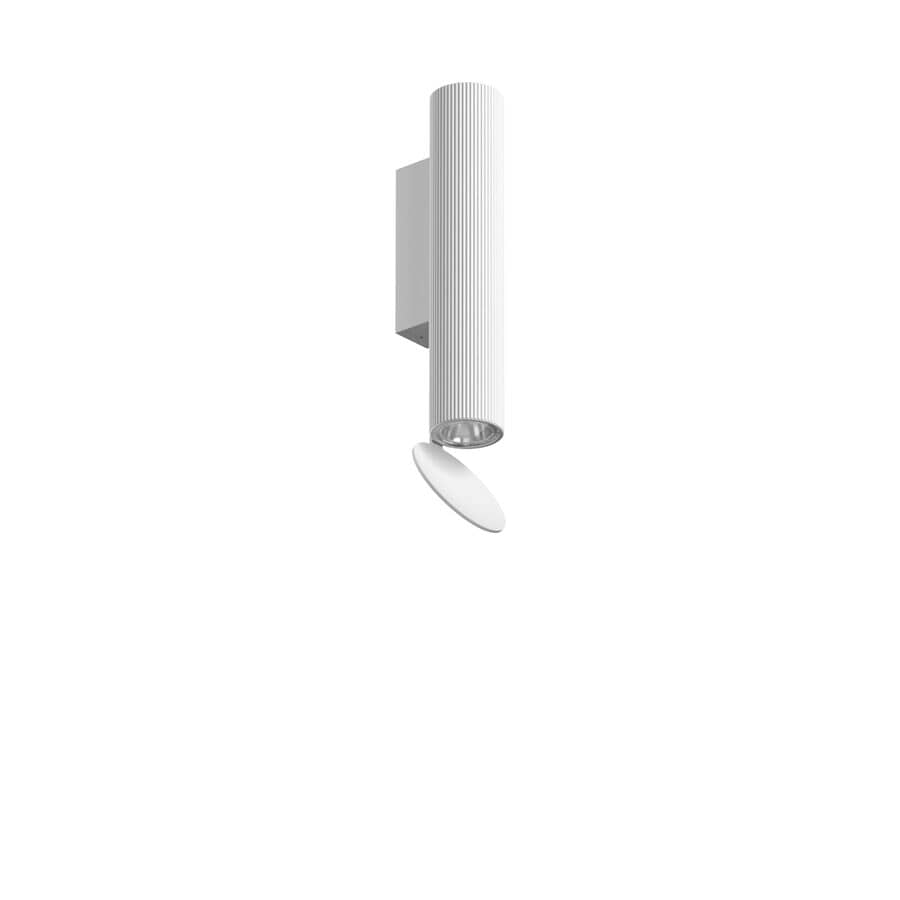 Flauta Riga Outdoor Wall Sconce Outdoor Lighting Flos White 225mm / 8.9" 2700K