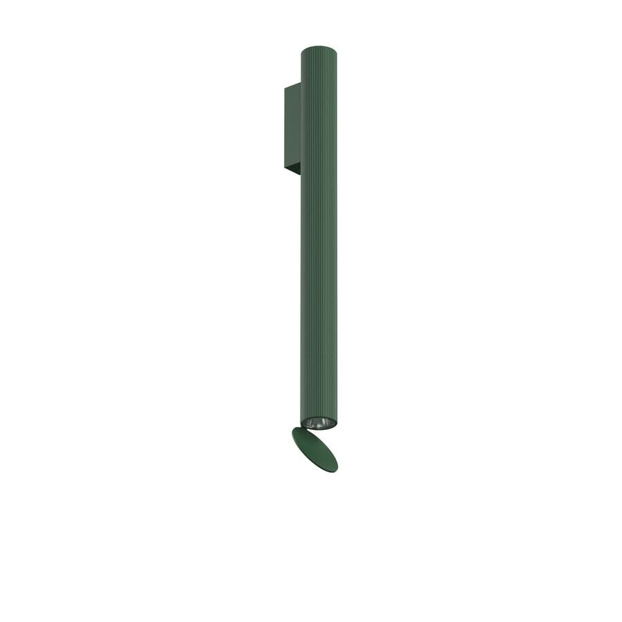 Flauta Riga Outdoor Wall Sconce Outdoor Lighting Flos Forest Green 500mm / 19.7" 2700K