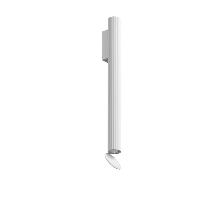 Flauta Riga Outdoor Wall Sconce Outdoor Lighting Flos White 500mm / 19.7" 2700K