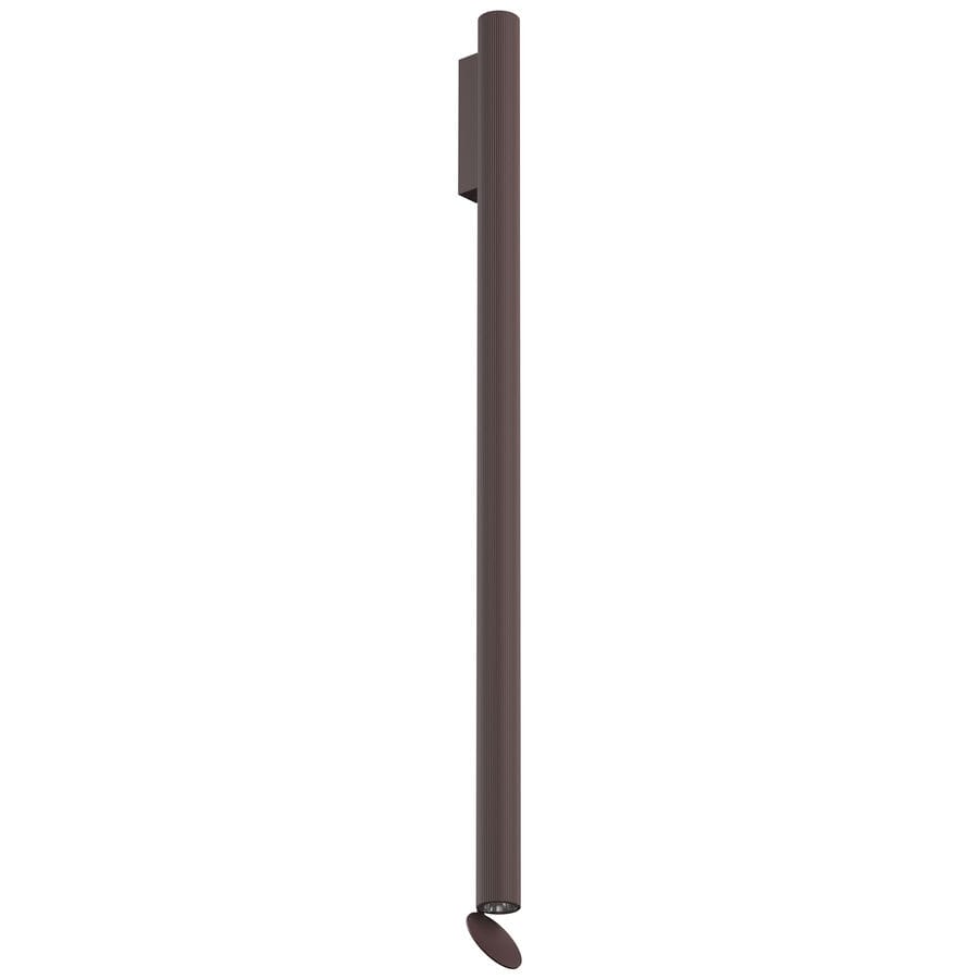 Flauta Riga Outdoor Wall Sconce Outdoor Lighting Flos Dark Brown 1000mm / 39.4" 2700K