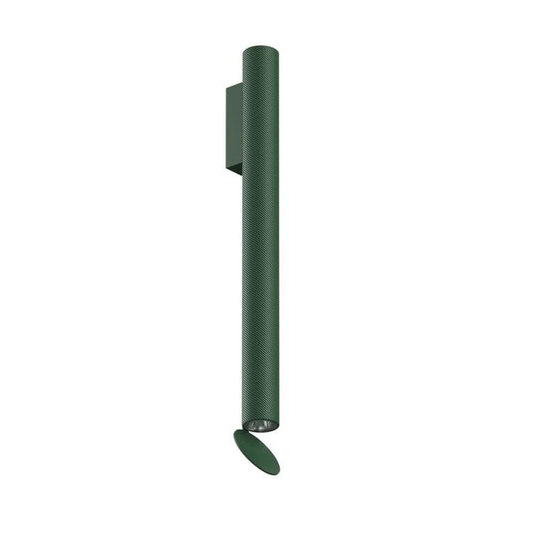 Flauta Spiga Outdoor Wall Sconce Outdoor Lighting Flos Forest Green 500mm / 19.7&quot; 2700K