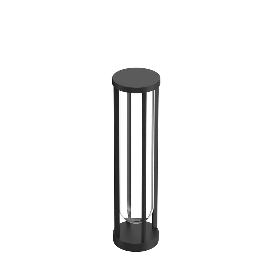 In Vitro Bollard 2 Outdoor Lighting Flos Black 2700K 1-10V Dimmer