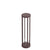 In Vitro Bollard 2 Outdoor Lighting Flos Dark Brown 2700K 1-10V Dimmer