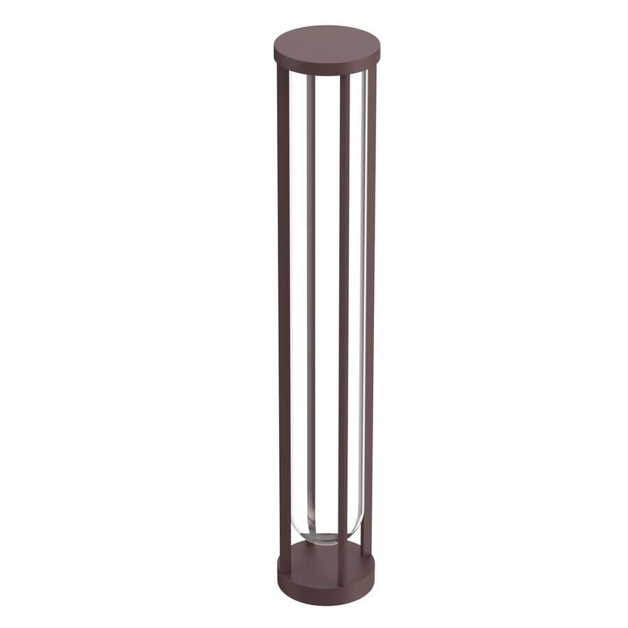 In Vitro Bollard 3 Outdoor Lighting Flos Dark Brown 2700K 1-10V Dimmer