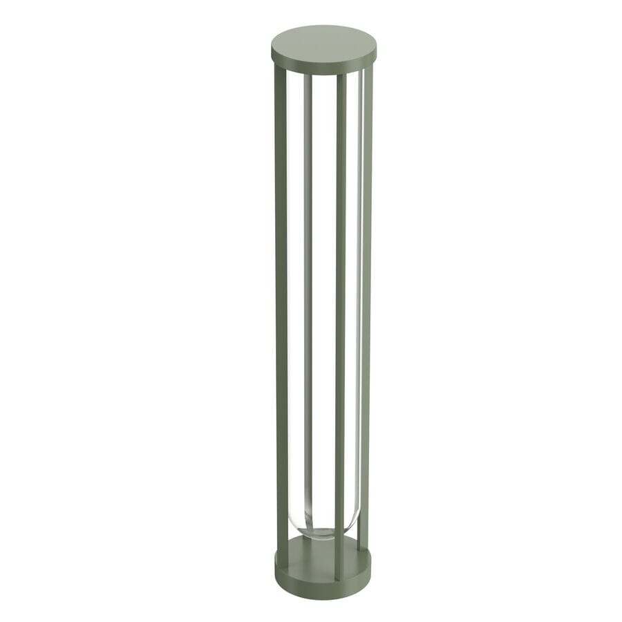 In Vitro Bollard 3 Outdoor Lighting Flos Pale Green 2700K 1-10V Dimmer