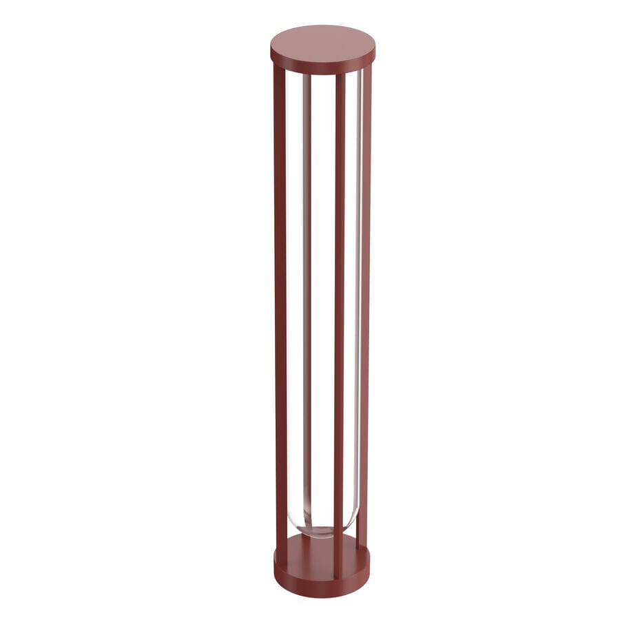 In Vitro Bollard 3 Outdoor Lighting Flos Terracotta 2700K 1-10V Dimmer