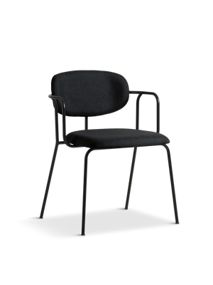 Frame Dining Chair - Set of 2 Dining Chair Woud Black/Black 