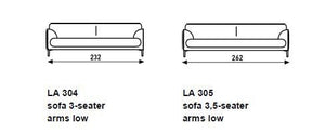 Figura Low Arm 3 Seater Sofa Sofa Artifort 