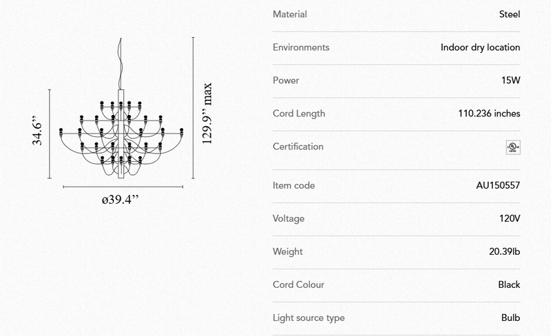 Flos Suspension lamp 2097/30 UL ***MOVING SALE***