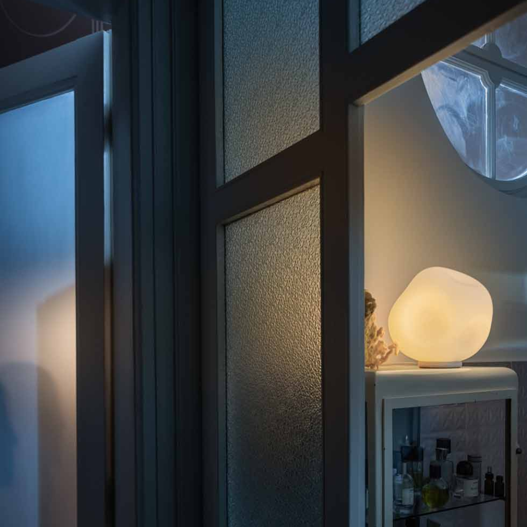 Foscarini Hoba Media Table Lamp On/Off White